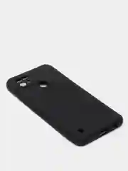 Черный чехол силиконовый Realme C21 Реалми С21 цветной, матовый