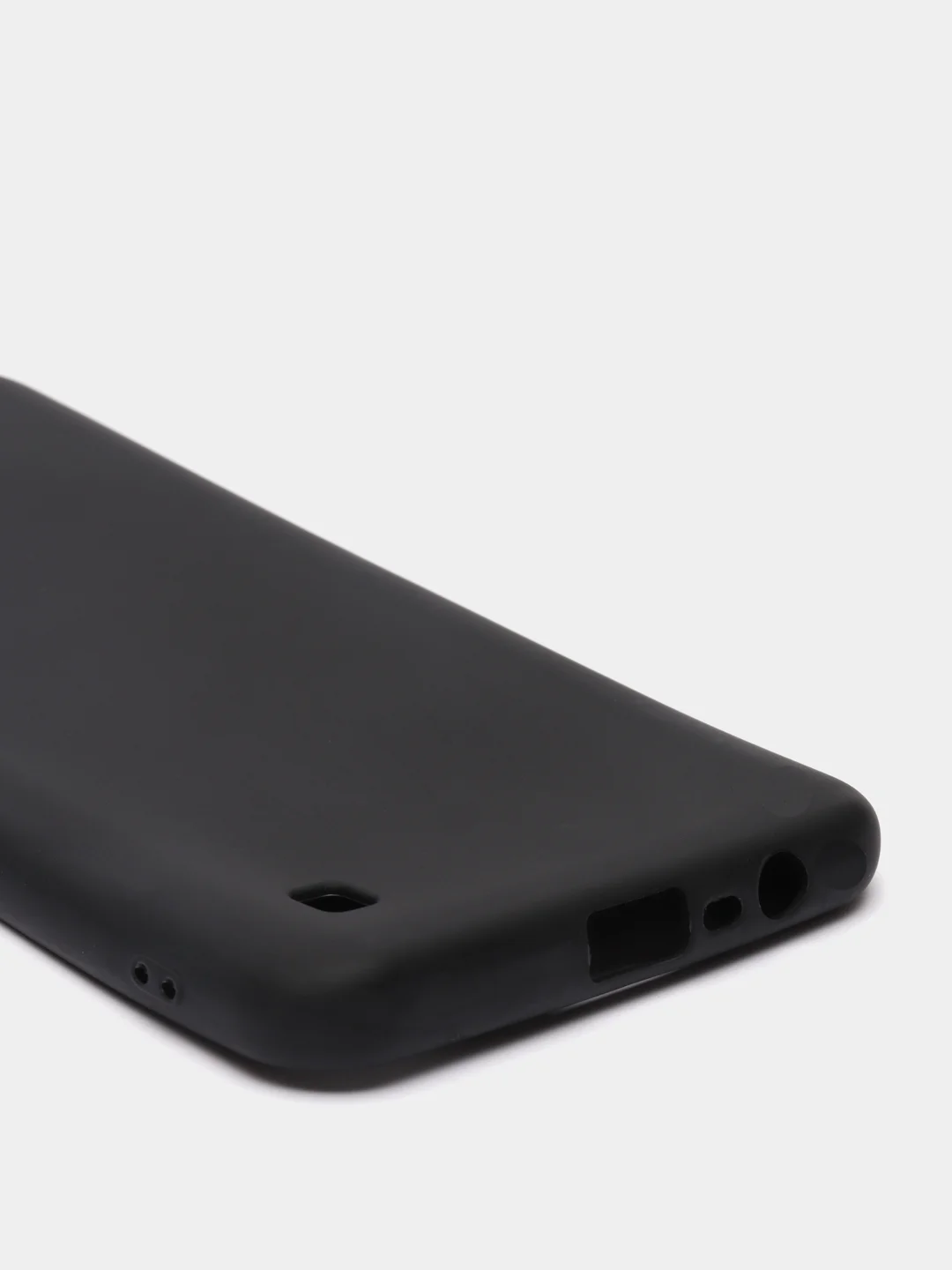 Черный чехол силиконовый Realme C21 Реалми С21 цветной, матовый