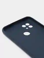 Темно-синий чехол силиконовый Realme C21 Реалми С21 цветной, матовый