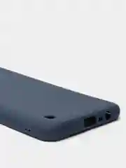 Темно-синий чехол силиконовый Realme C21 Реалми С21 цветной, матовый