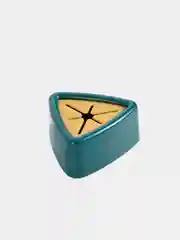 Тёмно-зелёный настенный крючок самоклеющийся / Пластиковые крючки / Держатель для полотенец