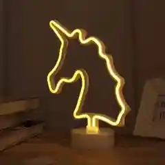 Светильник неоновый "Голова единорога", USB в комплекте