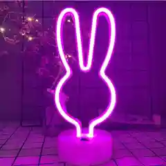 Светильник неоновый "Кролик", USB в комплекте