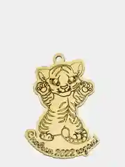 Елочные игрушки из фанеры в деревянной коробке