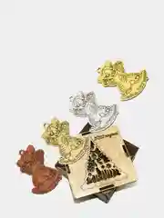 Елочные игрушки из фанеры в деревянной коробке