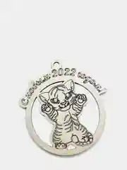 Елочные игрушки из фанеры в деревянной коробке 85х80