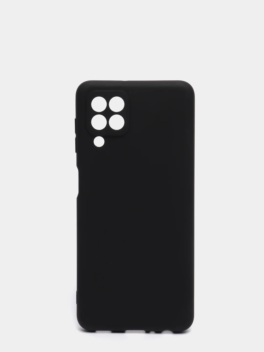 Чехол силиконовый черный матовый Samsung A02S / A02 / A22 / A32 / A12 / A51 / A21S / A31