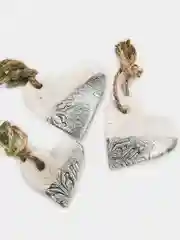 Слоновая кость ёлочное украшение, 3 вида