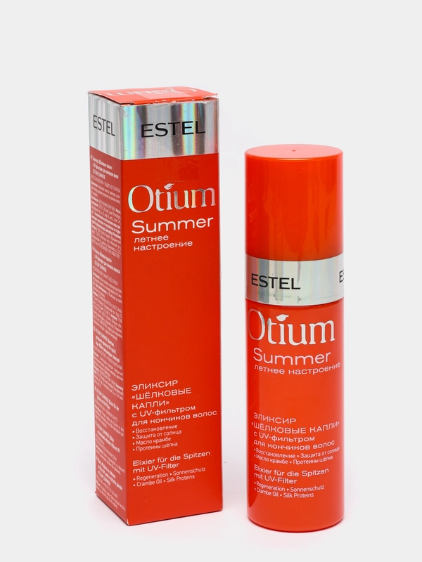 Эликсир Estel Professional Otium Summer "Шёлковые капли", с UV-фильтром для кончиков волос