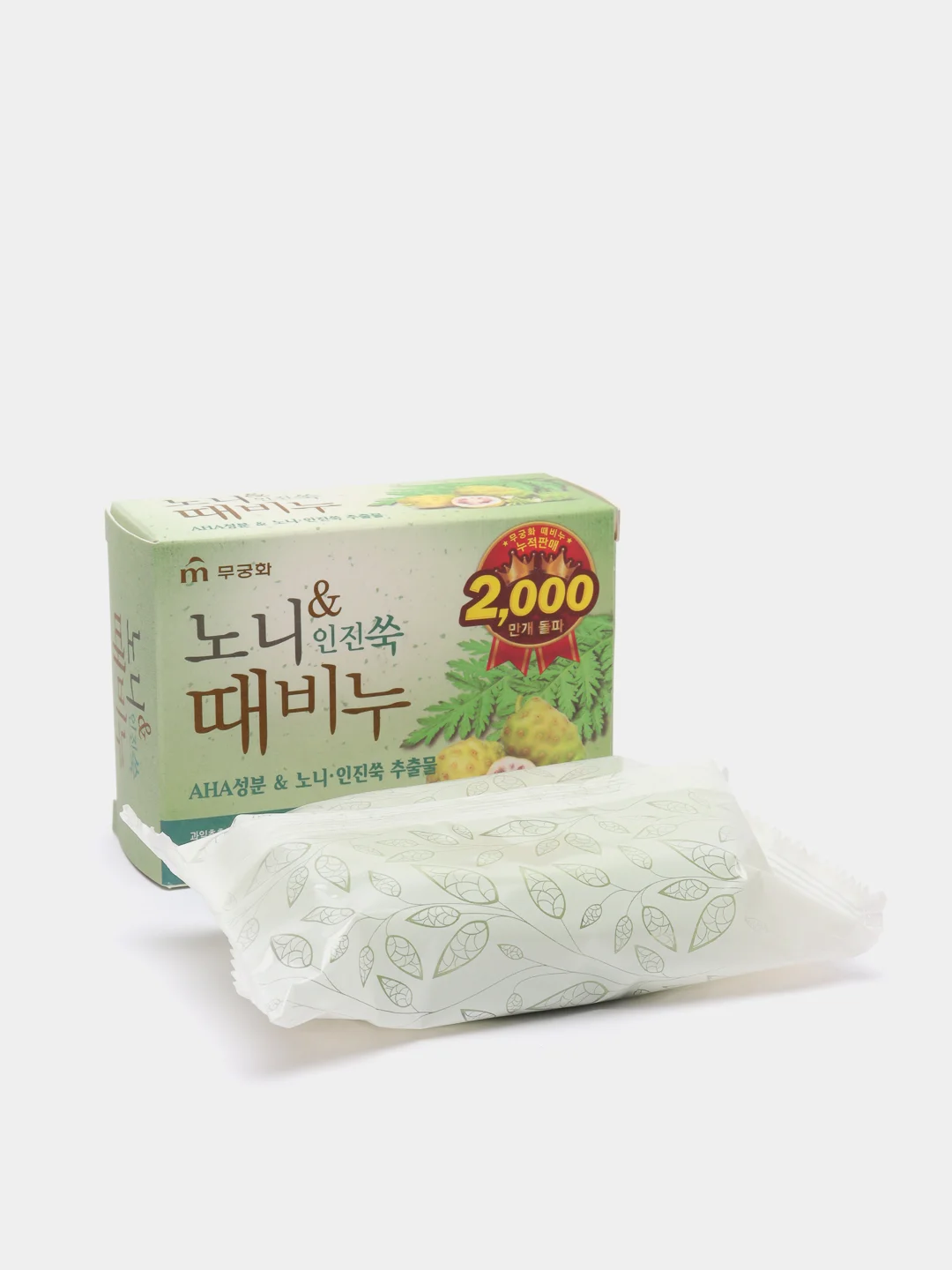 Мыло косметическое для лица и тела с экстрактом нони Noni&Foremost Mugwort Scrub Soap 100g