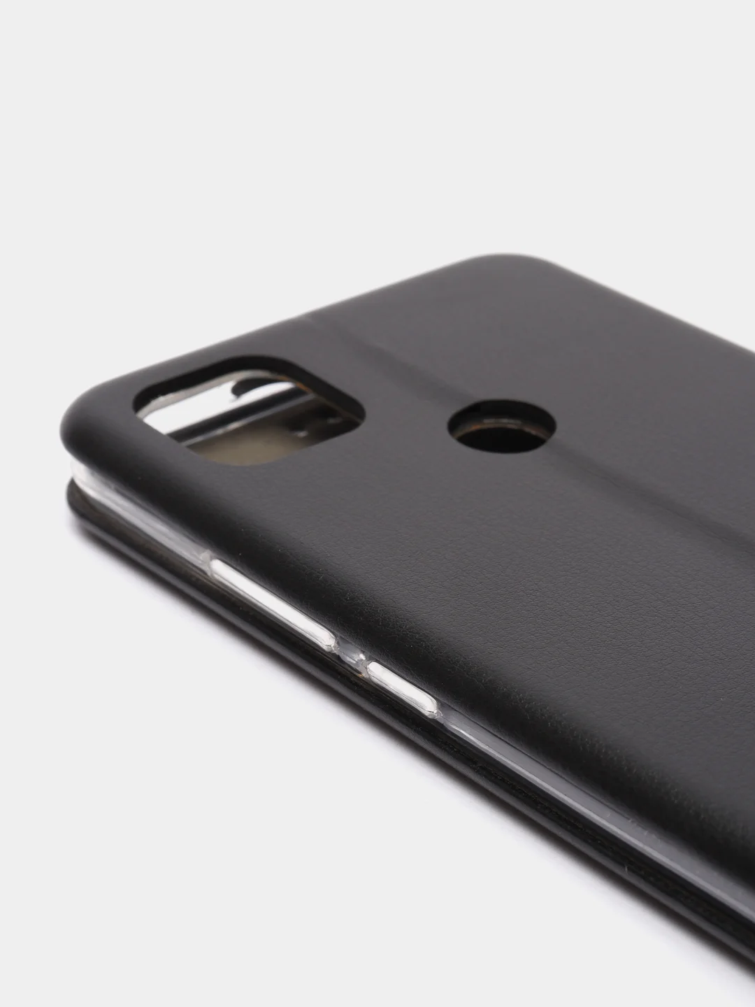 Черный чехол-книжка для Xiaomi Redmi 9C, с магнитом