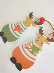 Алый набор елочных украшений