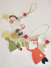 Алый набор елочных украшений
