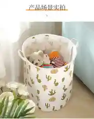 Оливковый корзина для хранения игрушек, белья, одежды/Большая корзина с ручками