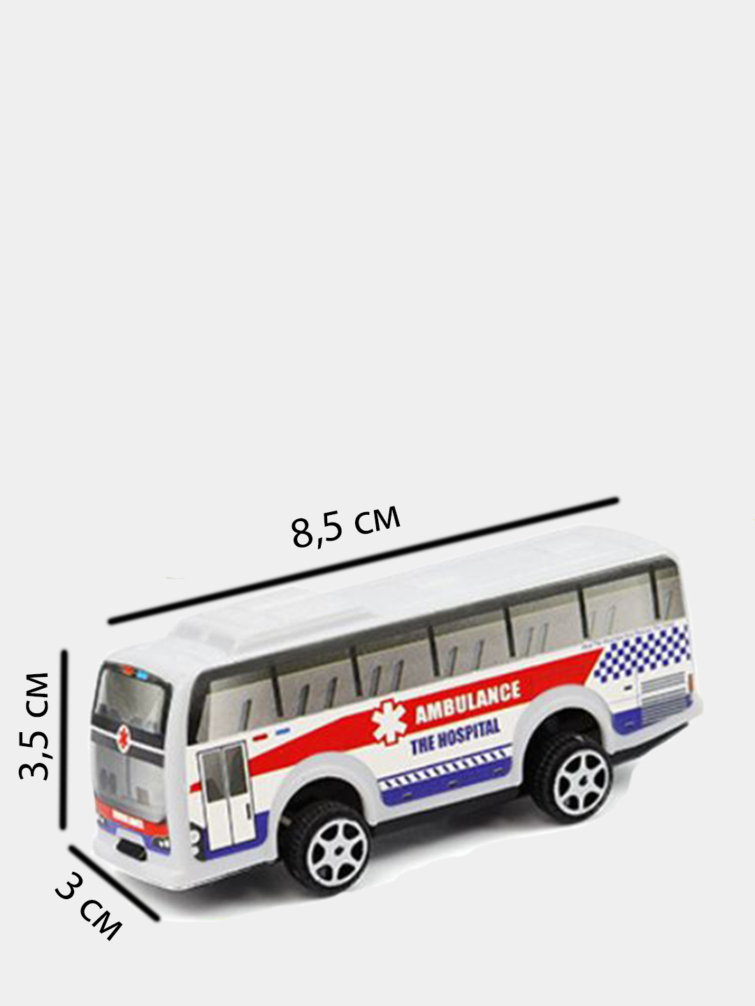 Игрушечный автобус, 8 цветов купить по цене 37 ₽ в интернет-магазине  KazanExpress