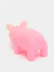 Игрушка пищащая "Маленький поросенок" для собак, 9 см, микс цветов