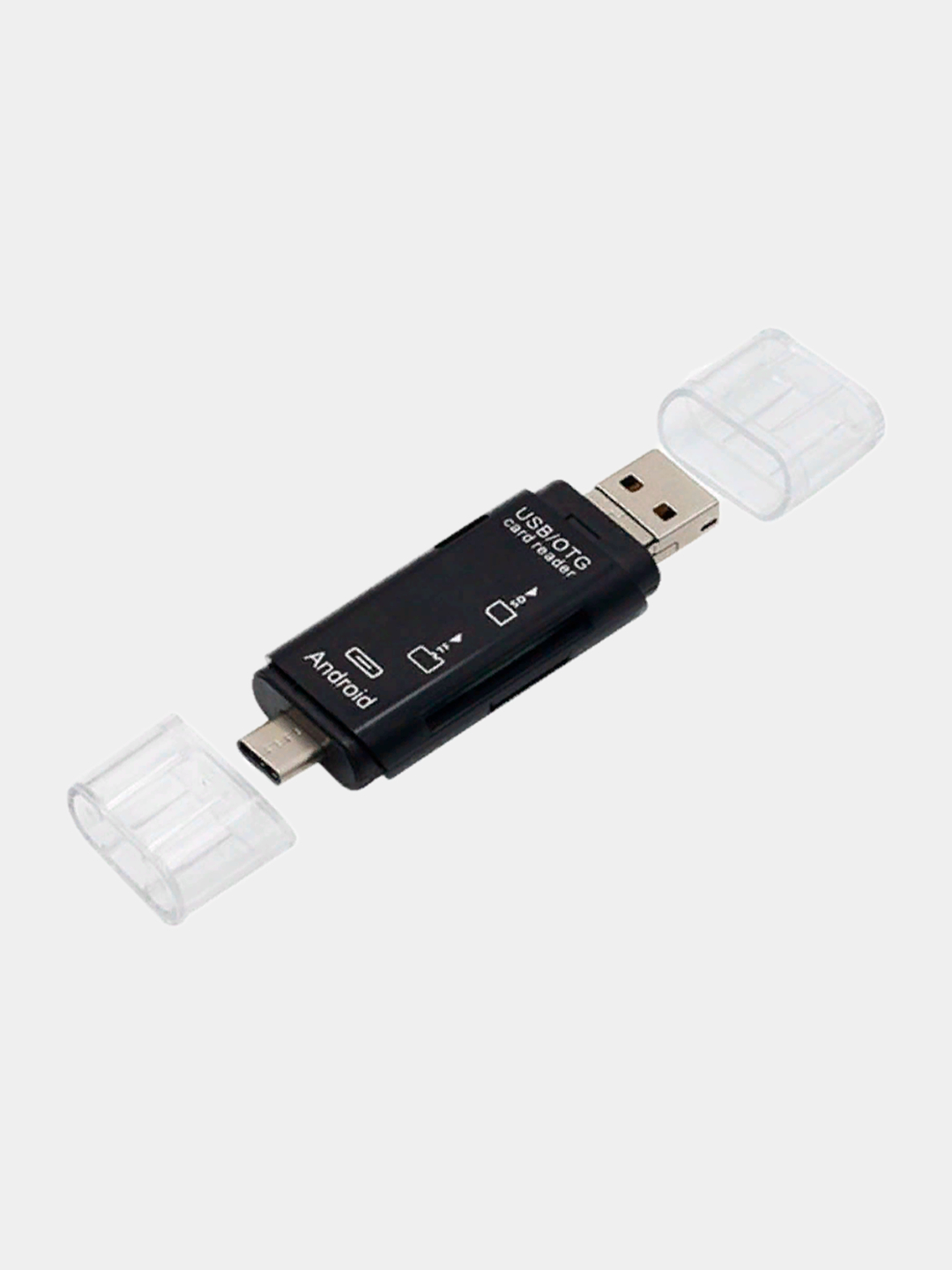 OTG Картридер USB 3 в 1 D-178 Type C & Micro USB TF/SD купить по цене 410 ₽  в интернет-магазине Магнит Маркет