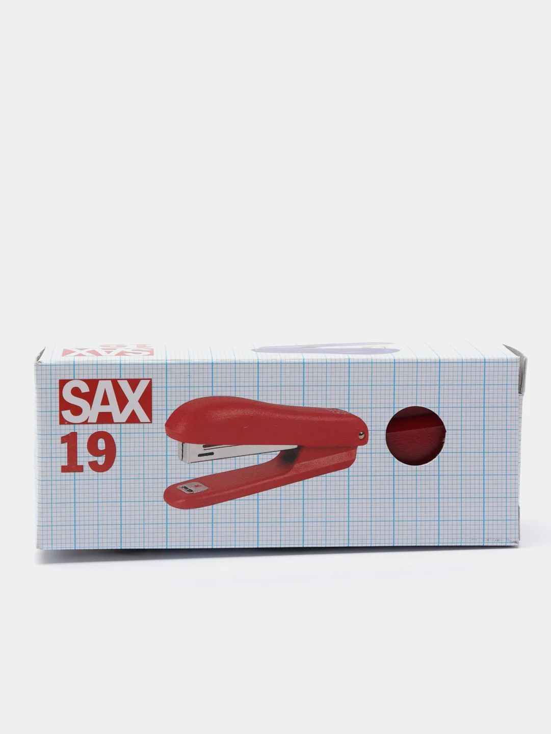 Степлер Sax 19, до 10 листов, красный