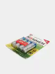Батарейки алкалиновые AA, SONNEN Super Alkaline (LR6,15А), 4шт