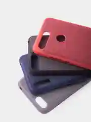 Бордовый чехол джинсовый Huawei Y5 2018/Y5 2019/Y6 2018/Y6 2019/Honor 7A/7A Pro/8A/8S/V20/V20 Pro
