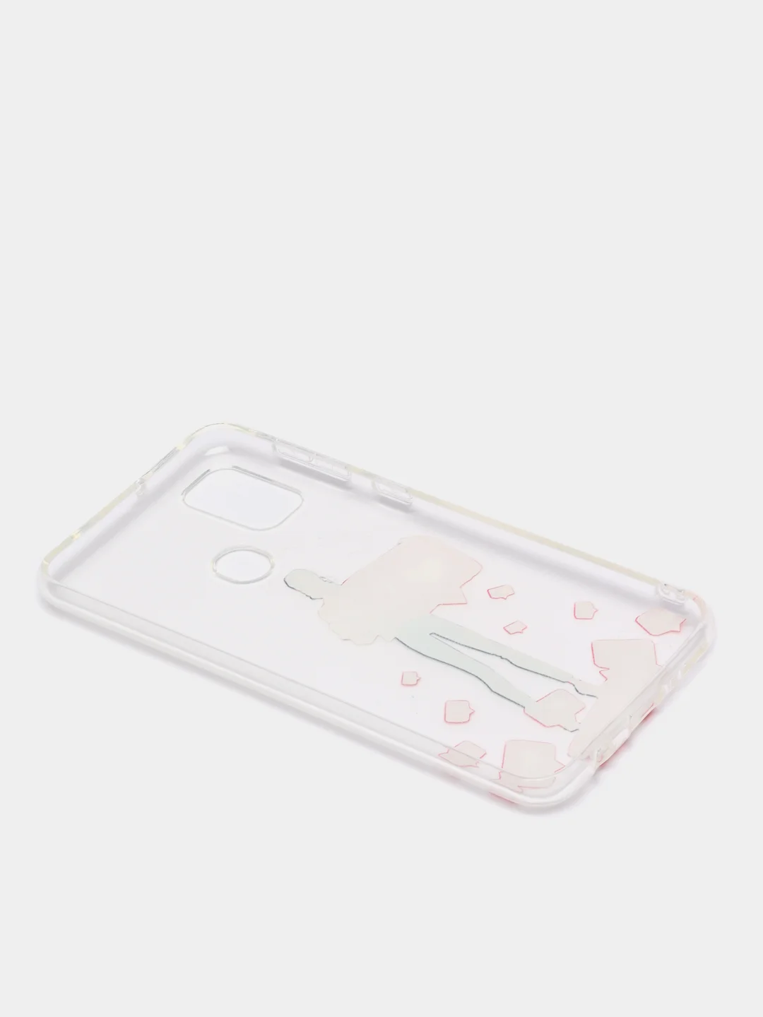 Красный чехол Samsung Galaxy M21 / M30s, Галакси М21 / М30с прозрачный силиконовый с рисунком
