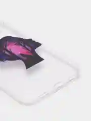 Фуксия чехол Apple iPhone X / Xs прозрачный силиконовый с рисунком