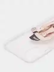 Хаки чехол Apple iPhone X / Xs прозрачный силиконовый с рисунком