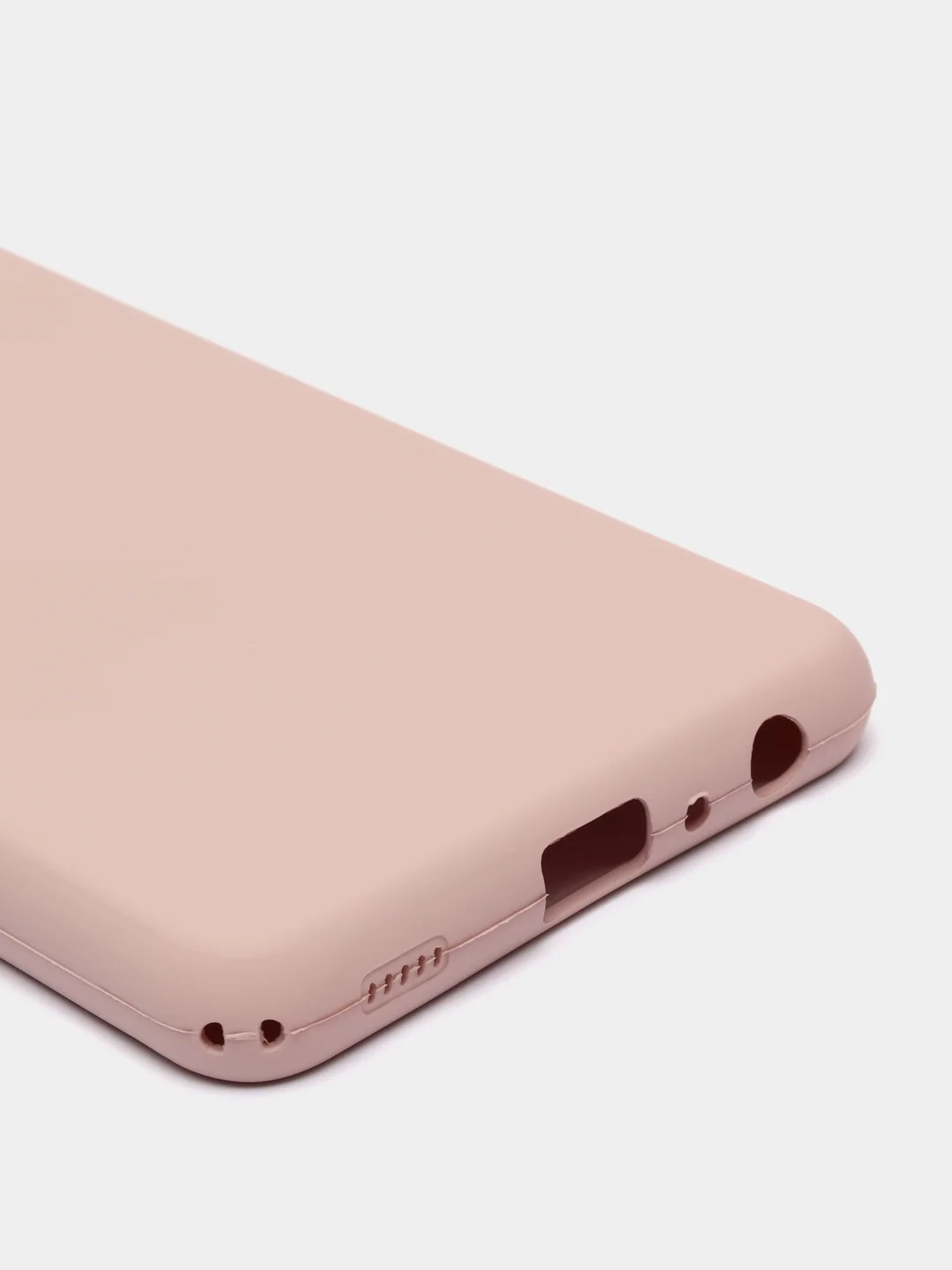 Бежевый меланж чехол Samsung Galaxy A52 / A52s, Галакси А52, силиконовый Silicone Cover с закрытым низом