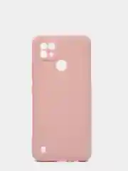 Коралловый меланж чехол силиконовый Realme C21 Реалми С21 цветной, матовый