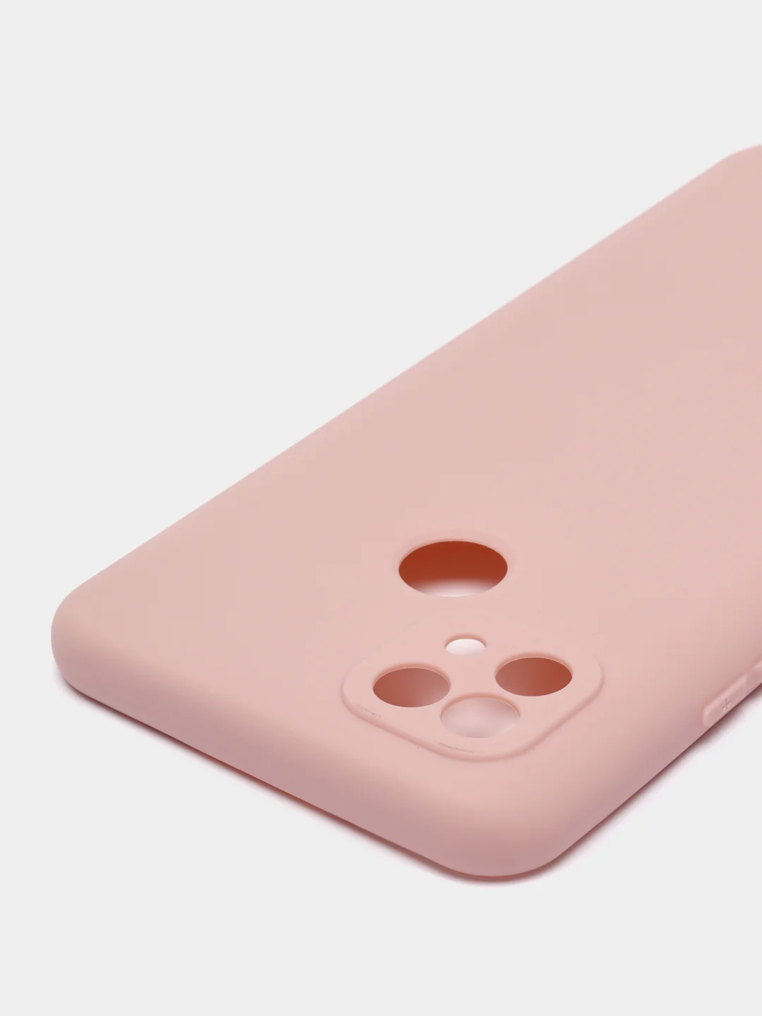 Коралловый меланж чехол силиконовый Realme C21 Реалми С21 цветной, матовый