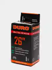 Камера для велосипеда 26х1.75/2.125 DURO AV48 / Камера велосипедная / Велокамера бутиловая