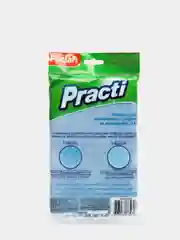 Салфетка хозяйственная Комус Paclan Practi микрофибра, голубая, 30x30 см, 1 штука