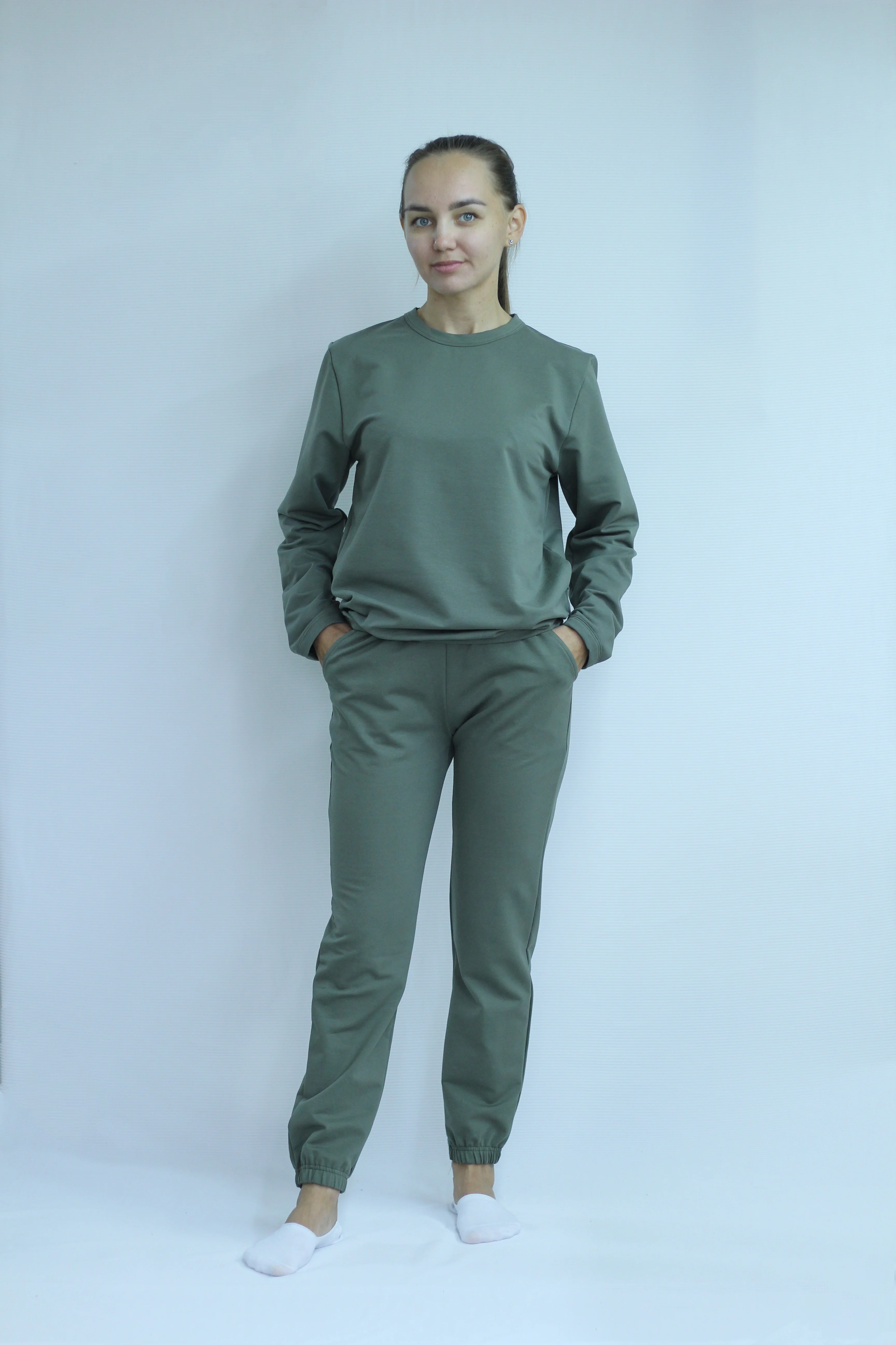 Зеленый комплект женский Костюм женский Onstyle
