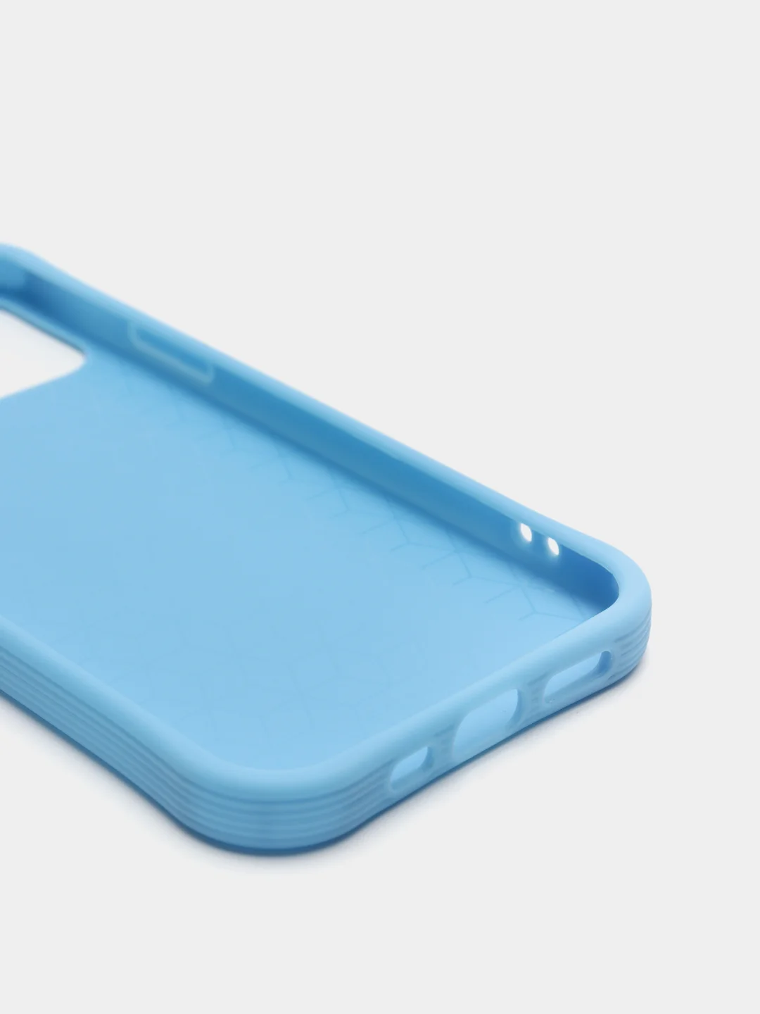Голубой cиликоновый чехол для iPhone 12/12 PRO 6.1 (2021)