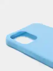 Голубой cиликоновый чехол для iPhone 12/12 PRO 6.1 (2021)