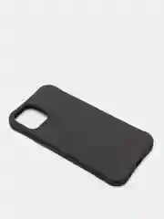 Черный cиликоновый чехол для iPhone 12/12 PRO 6.1 (2021)