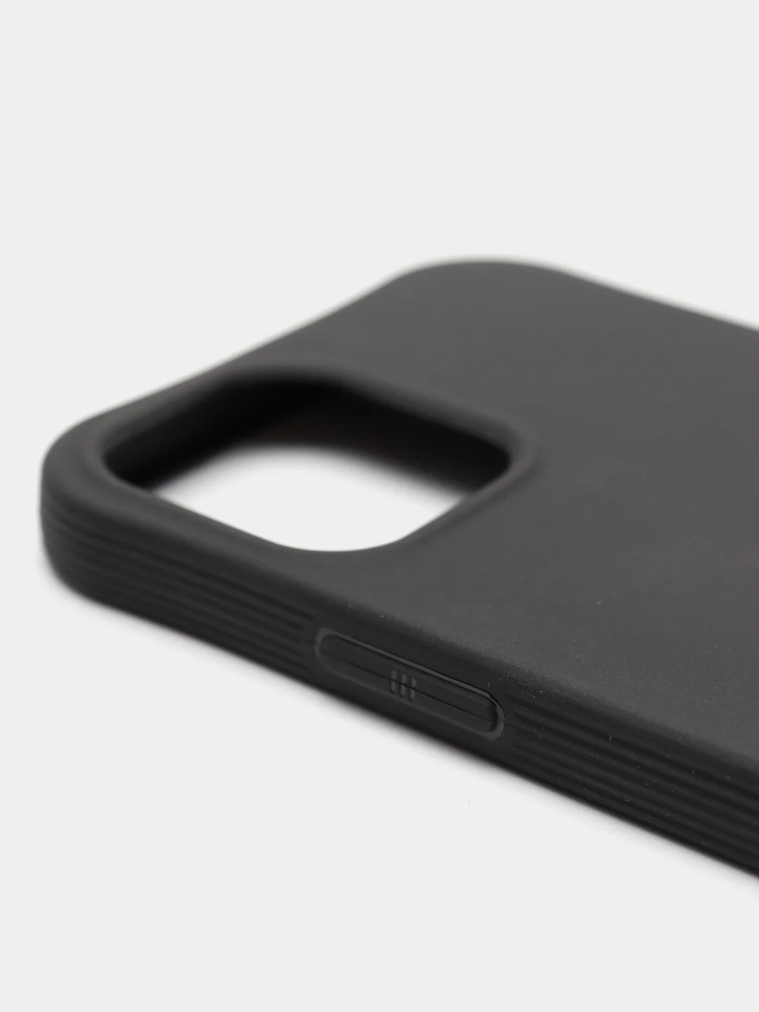 Черный cиликоновый чехол для iPhone 12/12 PRO 6.1 (2021)