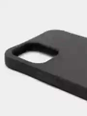 Черный cиликоновый чехол для iPhone 12/12 PRO 6.1 (2021)