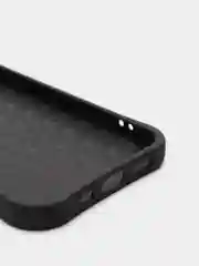 Черный cиликоновый чехол для iPhone 12/12 PRO 6.1 (2021)