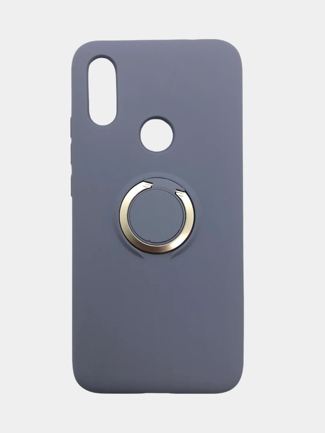 Серый чехол для Xiaomi Redmi с кольцом держателем на 7, 7a, 8, 8a, 9, 9a