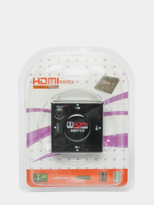 Hdmi 3 в 1 Switch (свитч, свич) -3 входа, 1 выходной переключатель