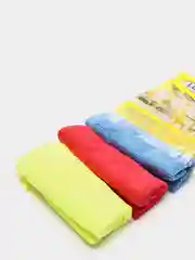 Салфетки хозяйственные Luscan из микрофибры, 30х30 см, 3 штуки