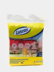 Салфетки хозяйственные Luscan из микрофибры, 30х30 см, 3 штуки