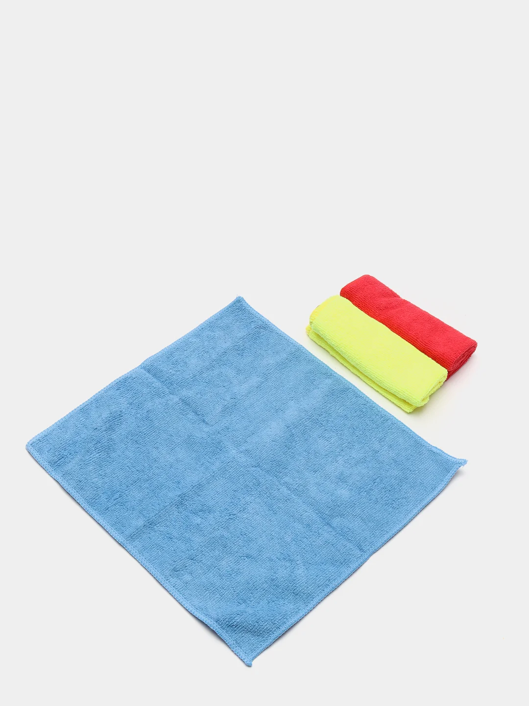 Салфетки хозяйственные Luscan из микрофибры, 30х30 см, 3 штуки