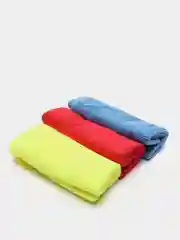 Салфетки хозяйственные Luscan из микрофибры, 30х30 см, 3 штуки
