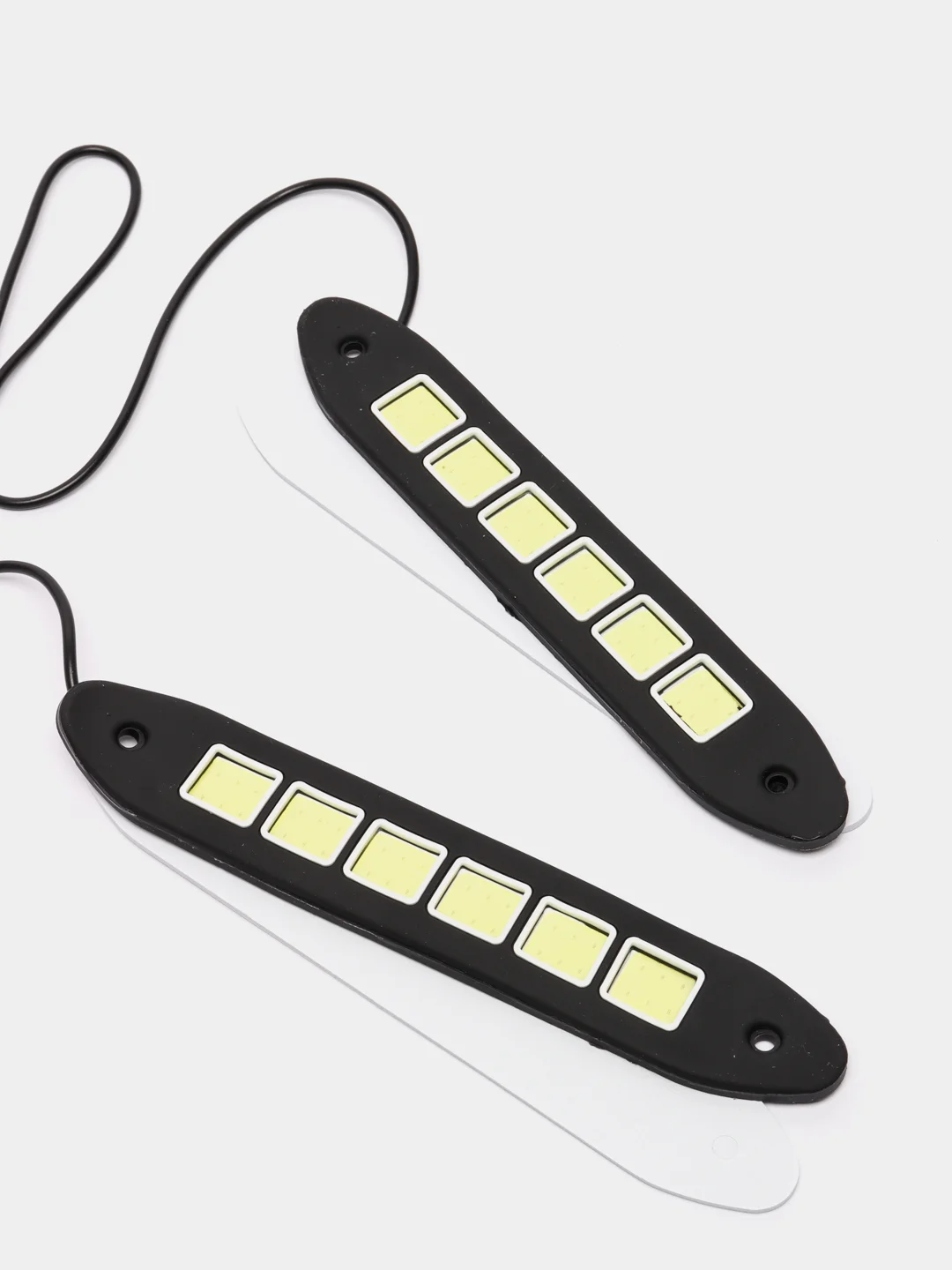 NEW GALAXY Дневные ходовые огни, LED 36шт, гибкий резин. корп., 180мм, 12V, белый, 2шт
