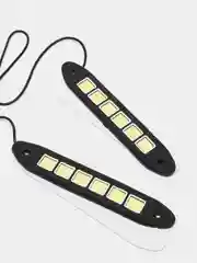 NEW GALAXY Дневные ходовые огни, LED 36шт, гибкий резин. корп., 180мм, 12V, белый, 2шт