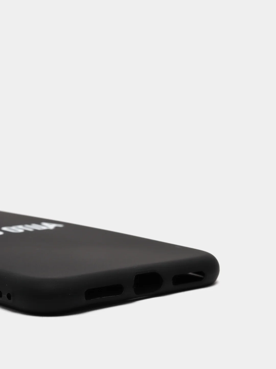 Голубой силиконовый чехол с надписями для iPhone X/Xs, Xr, 11, 12/12Pro, 13/13Pro, 14/14Pro