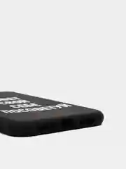 Красный силиконовый чехол с надписями для iPhone X/Xs, Xr, 11, 12/12Pro, 13/13Pro, 14/14Pro