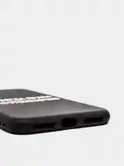 Коричневый силиконовый чехол с надписями для iPhone X/Xs, Xr, 11, 12/12Pro, 13/13Pro, 14/14Pro